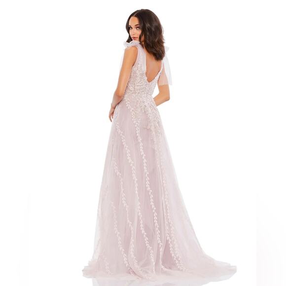 Mac Duggal Lavender Maxi Dress - Picture 4 of 11
